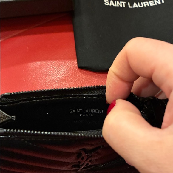 🖤SAINT LAURENT CARD CASE with zip - Picture 5 of 6